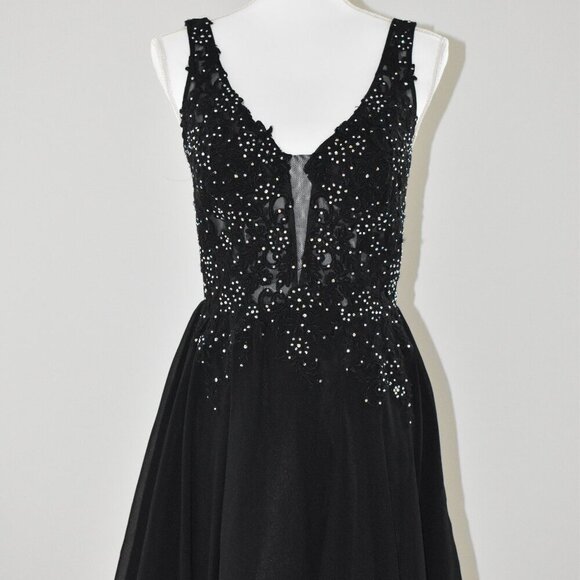 GB Dresses & Skirts - GB Black Sequin Dress - Size 7